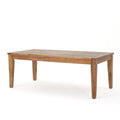 Rectangular Acacia Wood Outdoor Coffee Table with Slat Panel Top