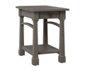 Amish Solid Wood Chairside Table with Craftsman Finish