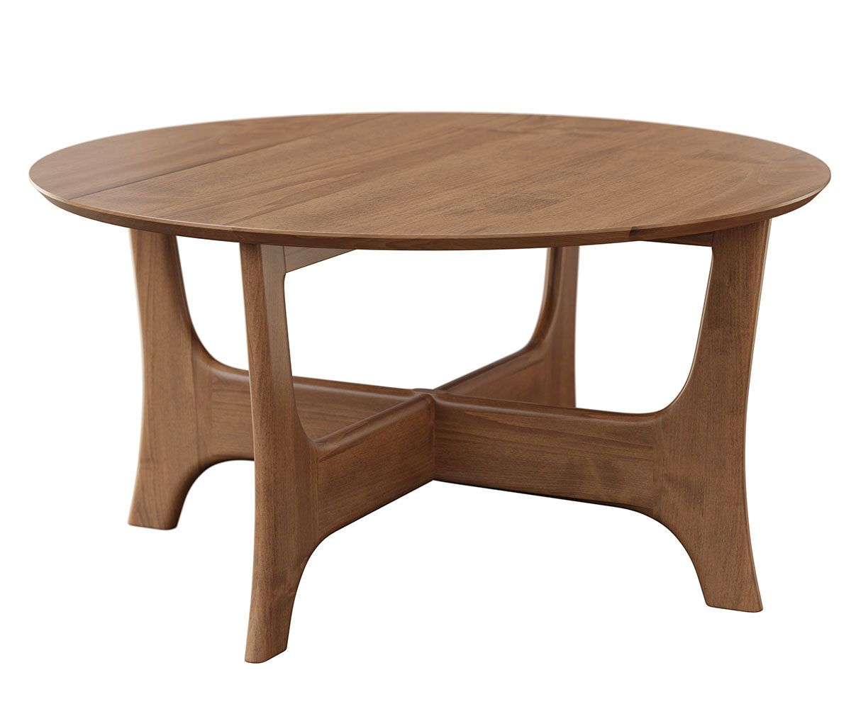 Solid Wood Coffee Table with Classic Craftsman Design