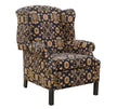 Upholstered Recliner Chair with Wide Seat and Arm Covers
