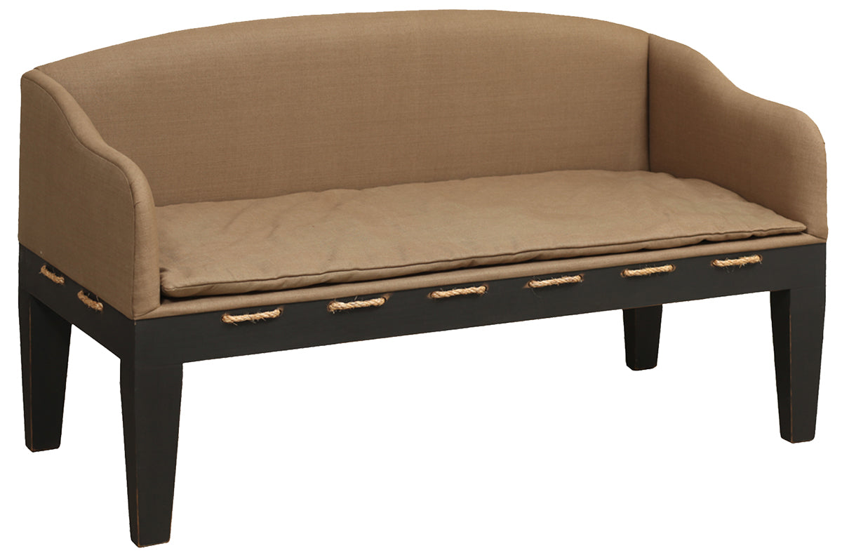 Upholstered Sofa with Poplar Frame and Fine Detailing