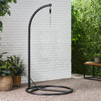 Durable Freestanding Hanging Chair Stand with Safety Belt and Hook