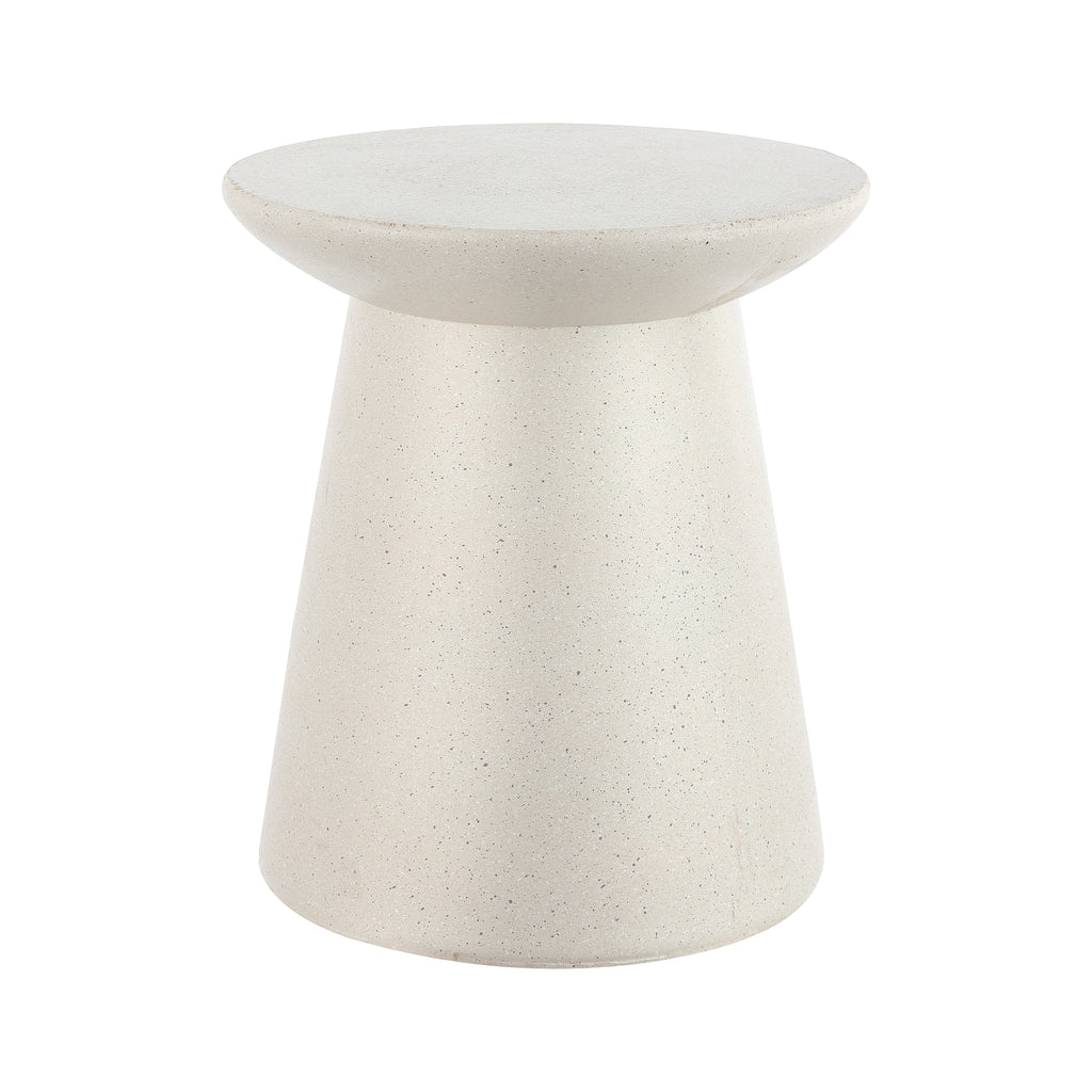 Minimalist Modern Drum Indoor/Outdoor Accent Table Pedestal