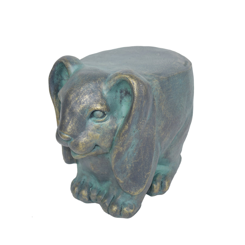 Decorative Rabbit Shaped Outdoor Garden Accent Stool